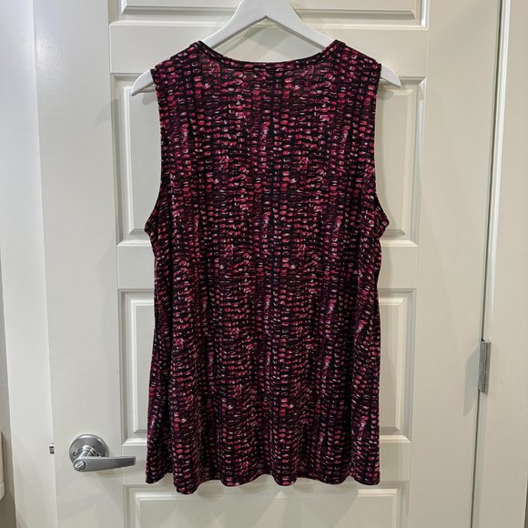 George Pink and Black Classy Polka Dot Top - Picture 3 of 5